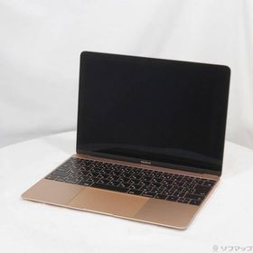 〔中古〕Apple(アップル) MacBook 12-inch Mid 2017 MRQP2J／A Core_i5 1.3GHz 8GB SSD512GB ゴールド 〔10.15 Catalina〕〔344-ud〕