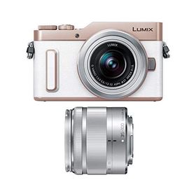 パナソニック ミラーレス一眼カメラ ルミックス GF10 ダブルレンズキット 標準ズームレンズ/望遠ズームレンズ付属 ホワイト DC-GF10WA-W