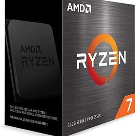AMD Ryzen 7 5700X without cooler 3.4GHz 8コア / 16スレッド 36MB 65W 100-100000926WOF 三年保証 [並行輸入品]