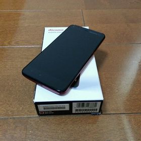 超美品 SH-01F AQUOS PHONE ZETA レッド ケース付き(スマートフォン本体)