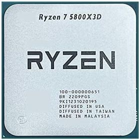 CPU Ryzen 7 5800X3D R7 5800X3D 3.4 GHz 8-Core 16-Thread CPU Processor 7NM L3=96M 100-000000651 Socket AM4 But Without Fan Run Quickly to Help You R
