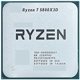 CPU Ryzen 7 5800X3D R7 5800X3D 3.4 GHz 8-Core 16-Thread CPU Processor 7NM L3=96M 100-000000651 Socket AM4 Sealed But Without Fan Run Quickly to Hel