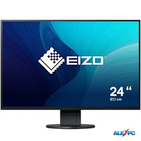 中古 EIZO FlexScan EV2456-BK 24.1型 カラー液晶モニター フレームレス/1920x1200/IPS/5m/ノアンチグレア/ブラック DisplayPort/HDMI/DVI-D/D-Sub15 画面回転 高さ調整 送料無料【RSL出荷】