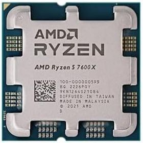 AMD Ryzen 5 7600X R5 7600X 4.7 GHz 6コア 12スレッド CPUプロセッサー 5NM L3=32M 100-000000593 ソケット AM5 クーラーなし 並行輸入品