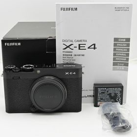 ショット数僅か『33』FUJIFILM 富士フイルム ミラーレスデジタルカメラ X-E4 ボディ ブラック F X-E4-B(ミラーレス一眼)