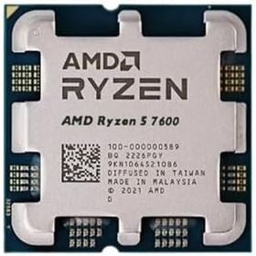 AMD Ryzen 5 7600 R5 7600 CPU Processor 3.8 GHz 6-Core 12-Thread CPU Processor 5NM L3=32M Socket AM5 （No Cooler） 並行輸入品