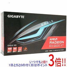 【いつでも2倍！1日と5．0のつく日は3倍！18日も3倍！】【中古】GIGABYTE製グラボ Radeon RX 6600 XT EAGLE 8G GV-R66XTEAGLE-8GD PCIExp 8GB 元箱あり