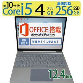 【大人気機種・第10世代】良品◆Microsoft Surface Laptop Go ◆高性能 Core i5-1035G1 / 高速起動 SSD 256GB / メモリ 4GB ◆Windows 11 Pro / 12.4型 / microsoft Office 2021付