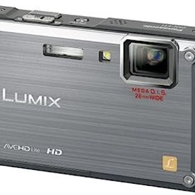 【中古】（非常に良い）パナソニック 防水デジタルカメラ LUMIX (ルミックス) FT1 ソリッドシルバー DMC-FT1-S