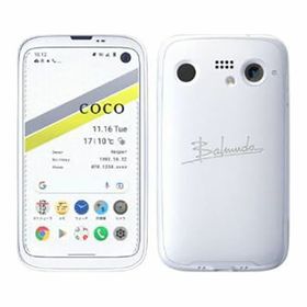 【中古】【安心保証】 SoftBank BALMUDA Phone A101BM ホワイト