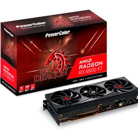 PowerColor AMD Radeon RX 6800 XT搭載 グラフィックスカード オリジナルファンモデル RED DRAGON [AXRX 6800XT 16GBD6-3DHR/OC]