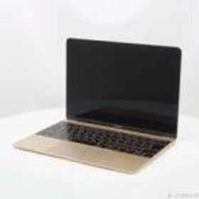 (中古)Apple MacBook 12-inch Mid 2017 MNYK2J/A Core_m3 1.2GHz 8GB SSD256GB ゴールド (10.15 Catalina)(297-ud)