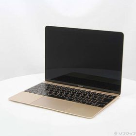 【中古】Apple(アップル) MacBook 12-inch Mid 2017 MNYK2J／A Core_m3 1.2GHz 8GB SSD256GB ゴールド 〔10.15 Catalina〕 【297-ud】