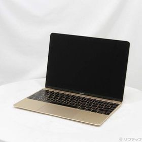 【中古】Apple(アップル) MacBook 12-inch Early 2016 MLHF2J／A Core_m5 1.2GHz 8GB SSD512GB ゴールド 〔10.15 Catalina〕 【297-ud】