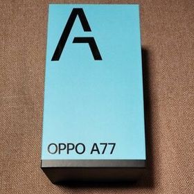 未使用 OPPO A77 ブルー 4GB/128GB SIMフリー