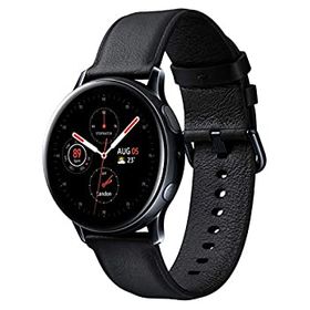【中古】Galaxy Watch Active2 / Stainless steel/ブラック / 40mm [Galaxy純正スマートウォッチ 国内品] SM-R830NSKAXJP