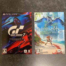 プレイステーション(PlayStation)のHorizon Forbidden West&グランツーリスモ7コード2本セット(家庭用ゲームソフト)