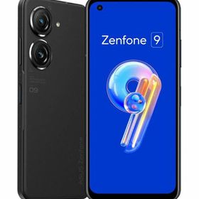 【中古】【安心保証】 Zenfone 9 ZF9-BK8S128[128GB] SIMフリー ミッドナイトブラック