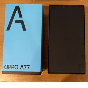 オッポ(OPPO)のOPPO A77 ブルー 未使用品(スマートフォン本体)
