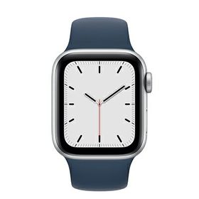 Apple 【ネットワーク利用制限▲】SoftBank Apple Watch SE 40mm GPS+Cellularモデル MKQV3J/A A2355【シルバーアルミニウムケース/アビスブルースポーツバンド】 [中古] 【当社3ヶ月間保証】 【 中古スマ