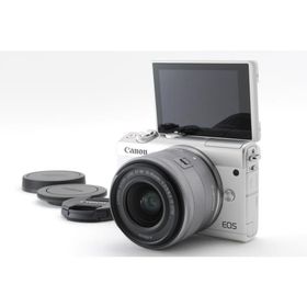 Canon キヤノン EOS M100 ホワイト レンズキット 新品SD32GB付き