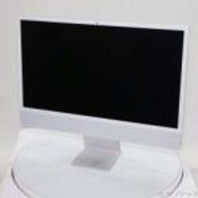 (中古)Apple iMac 24-inch Mid 2021 MGTF3J/A Apple M1 8コアCPU_7コアGPU 8GB SSD256GB シルバー (13.6 Ventura)(348-ud)
