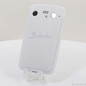 【中古】BALMUDA BALMUDA Phone 128GB ホワイト BMSAA2 SoftBank 〔ネットワーク利用制限▲〕 【295-ud】