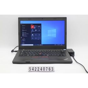 ノートパソコン Lenovo ThinkPad L470 Core i3 7100U 2.4GHz/4GB/256GB(SSD)/14W/FWXGA(1366x768)/Win10 キー文字消え多数