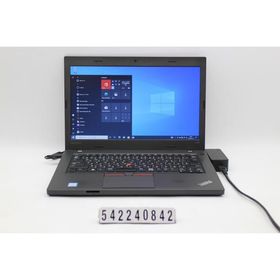 ノートパソコン Lenovo ThinkPad L470 Core i3 7100U 2.4GHz/4GB/256GB(SSD)/14W/FWXGA(1366x768)/Win10 キー文字消え多数