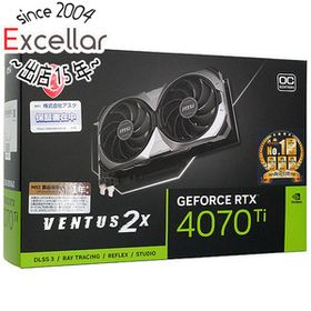 MSI製グラボ GeForce RTX 4070 Ti VENTUS 2X 12G OC PCIExp 12GB [管理:1000027803]