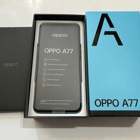 OPPO A77 128GB SIMフリー ブルー 新品未使用品 開封済み 送料無料