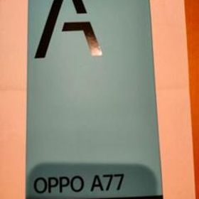 OPPO A77 [ブルー] / SIMフリー/購入証明付き/PDケーブル付