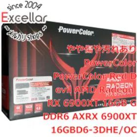 [bn:13] PowerColorグラボ Red Devil AMD Radeon RX 6900XT 16GB GDDR6 AXRX 6900XT 16GBD6-3DHE/OC PCIExp 16GB 元箱あり