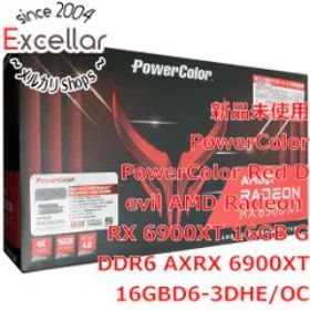 [bn:7] PowerColorグラボ Red Devil AMD Radeon RX 6900XT 16GB GDDR6 AXRX 6900XT 16GBD6-3DHE/OC PCIExp 16GB
