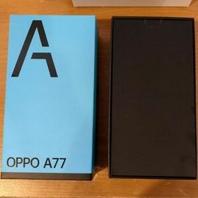 OPPO A77 ブルー 開封済み未使用品
