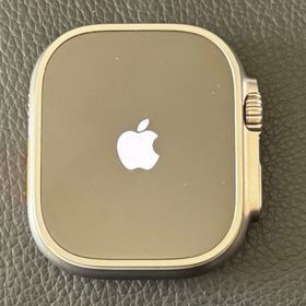 アップルウォッチ(Apple Watch)のアップルウォッチウルトラ49mm チタニウム ミッドナイト美品(腕時計(デジタル))