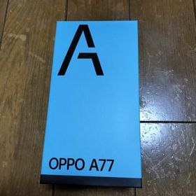 OPPO A77 ブルー スマホ本体 SIMフリー