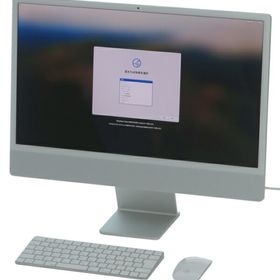 【Apple】アップル『24インチ iMac 2021 M1 8コア/7コア 8GB 256GB シルバー』MGTF3J/A デスクトップパソコン 1週間保証【中古】