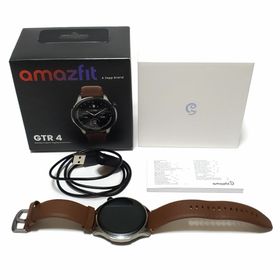 アマズフィット(Amazfit)のAmazfit アマズフィット GTR4 ヴィンテージブラウンレザー スマートウ(腕時計(デジタル))