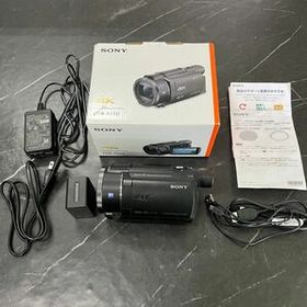SONY FDR-AX60 4K ソニー ハンディカム バッテリー 純正保護レンズ スターターキッド セット ビデオカメラ