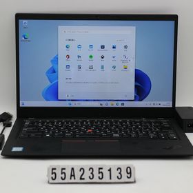 Lenovo ThinkPad X1 Carbon 6th Gen Core i5 8250U 1.6GHz/8GB/256GB(SSD)/14W/FHD(1920x1080)/Win11 外装ヒビ【中古】【20240306】