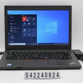 Lenovo ThinkPad L470 Core i3 7100U 2.4GHz/4GB/256GB(SSD)/14W/FWXGA(1366x768)/Win10【中古】【20240314】