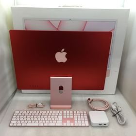 〔中古〕iMac Retina4.5K 24inch Apple M1 8コアCPU 8コアGPU 8GB 256GB MGPM3J/A ピンク iMac21.1(中古1ヶ月保証)