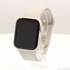 【中古】Apple(アップル) Apple Watch SE 第2世代 GPS 40mm スターライトアルミニウムケース スターライトスポーツバンド 【297-ud】