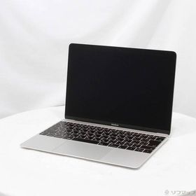 【中古】Apple(アップル) MacBook 12-inch Mid 2017 MNYH2J／A Core_m3 1.2GHz 8GB SSD256GB シルバー 〔10.15 Catalina〕 【262-ud】