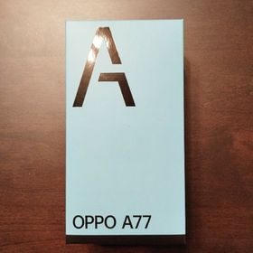 オッポ(OPPO)の【未使用】OPPO A77 ブルー SIMフリー(スマートフォン本体)