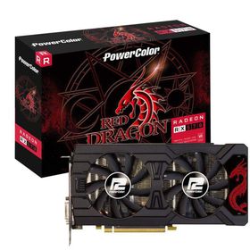 PowerColor Red Dragon AMD Radeon RX570 8GB GDDR5 AXRX 570 8GBD5-3DHD/OC。