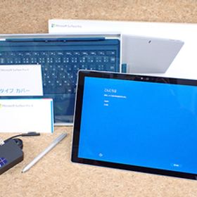 【中古 美品】Surface Pro 4 SU3-00014 [12.3インチ/Core m3/4GB/128GB] Surfaceペン タイプカバー付き(NLA187-1)