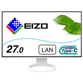 EIZO(エイゾー) USB-C接続 PCモニター FlexScan ホワイト EV2795-WT ［27型 /ワイド /WQHD(2560×1440）］ EV2795WT 【864】
