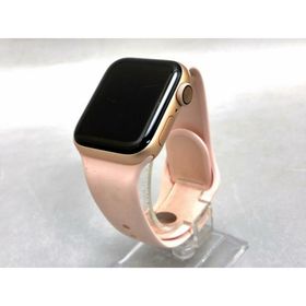 アップル(Apple)のApple(アップル) 腕時計 Apple Watch Series4 GPSモデル 40mm MU682J/A ボーイズ ゴールドアルミニウムケース/ピンクサンドスポーツバンド 黒(腕時計)